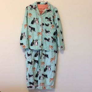 Nick & Nora Boston Terrier Pajamas Set